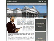 Tablet Screenshot of palmspringslitigationattorney.com